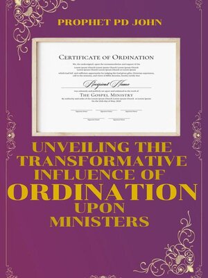 cover image of Unveiling the Transiformative Influence of Ordination Upon Ministers